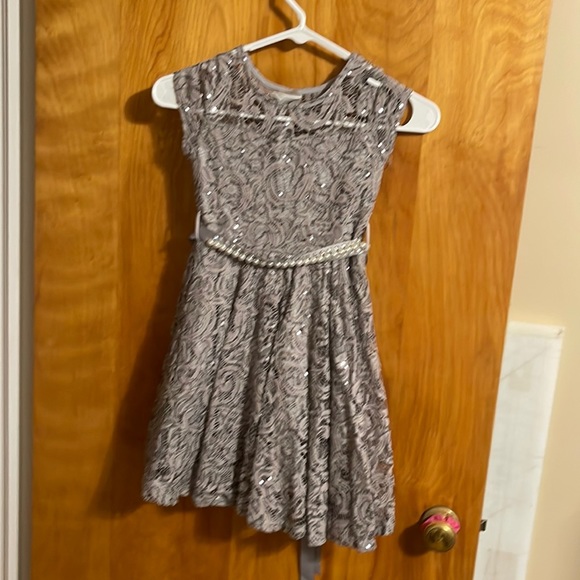 Lined dress with pearls, gems and sequins! Worn once for a wedding. - Picture 3 of 5